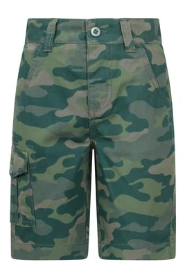 Camo - szorty cargo - Dark Green Mountain Warehouse