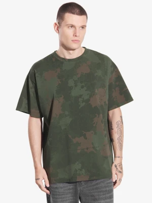 Camo t-shirt bawełniany moro Prosto