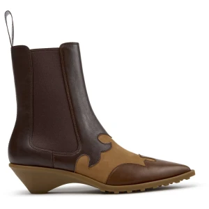 CAMPER Anita - Eleganckie buty dla Kobiety - Brązowy, Skóra licowa