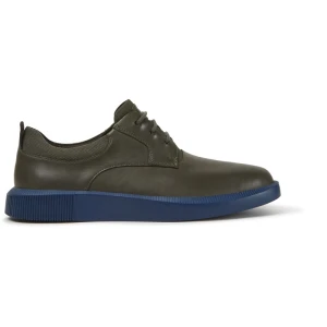 CAMPER Bill - Eleganckie buty dla Mężczyźni - Zielony, Skóra licowa / Tkanina
