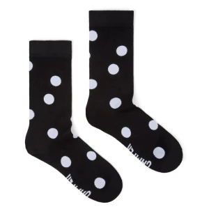 CAMPER Black and white mid-length socks - Unisex Skarpetki - Czarny,Biały, rozmiar L, Tkanina