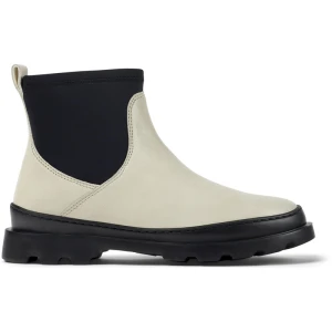 CAMPER Brutus - Botki dla Kobiety - Szary,Czarny, rozmiar 35, Skóra licowa/Tkanina