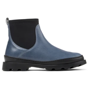 CAMPER Brutus - Botki dla Kobiety - Szary,Czarny, rozmiar 35, Skóra licowa/Tkanina