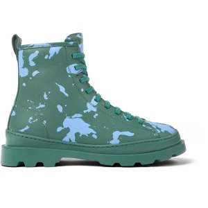 CAMPER Brutus - Botki dla Kobiety - Zielony,Niebieski, rozmiar 35, Skóra licowa