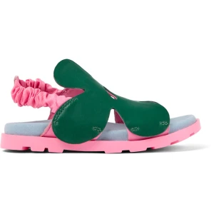 CAMPER Brutus Sandal - Sandały dla Dla dziewczynek - Zielony, rozmiar 28, Skóra licowa/Tkanina