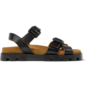 CAMPER Brutus Sandal - Sandały dla Kobiety - Czarny, rozmiar 35, Skóra licowa