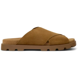 CAMPER Brutus Sandal - Sandały dla Mężczyźni - Brązowy, Zamsz