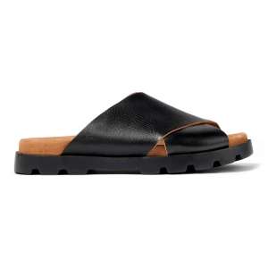 CAMPER Brutus Sandal - Sandały dla Mężczyźni - Czarny, rozmiar 39, Skóra licowa