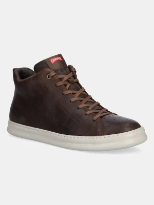 Camper buty skórzane Runner Four męskie kolor brązowy K300347-014