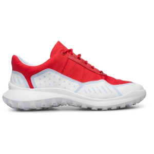 CAMPER CRCLR - Trampki dla Mężczyźni - Czerwony,Biały,Niebieski, rozmiar 39, Tkanina/Skóra licowa