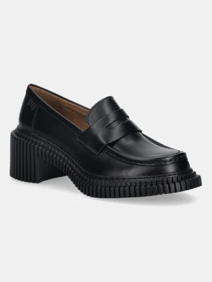 Camper czółenka skórzane Pix London kolor czarny na słupku K201811-001