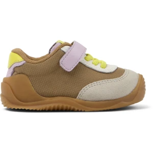 CAMPER Dadda - Trampki dla Firstwalkers - Brązowy, Fiolet, Szary, Tkanina / Skóra licowa
