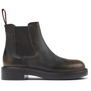CAMPER Dean - Eleganckie buty dla Kobiety - Czarny,Brązowy, rozmiar 35, Skóra licowa