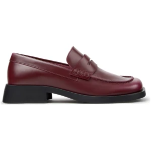 CAMPER Donna - Eleganckie buty dla Kobiety - Kasztanowy, Różowy, Skóra licowa bordowy