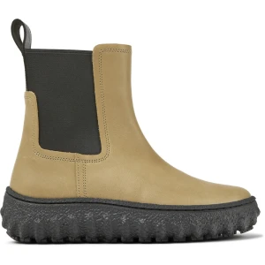 CAMPER Ground - Botki dla Kobiety - Beżowy, rozmiar 35, Skóra licowa