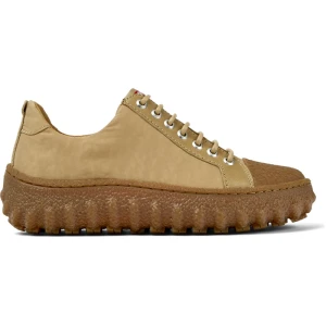 CAMPER Ground - Buty na co dzień dla Kobiety - Beżowy, rozmiar 35, Tkanina/Skóra licowa