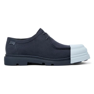 CAMPER Junction - Eleganckie buty dla Mężczyźni - Niebieski, rozmiar 39, Zamsz