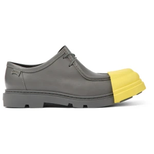CAMPER Junction - Eleganckie buty dla Mężczyźni - Szary, rozmiar 39, Skóra licowa