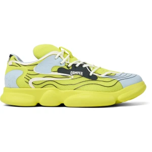 CAMPER Karst - Trampki dla Mężczyźni - Żółty,Niebieski,Czarny, rozmiar 39, Tkanina