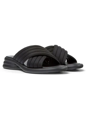 Camper Klapki w kolorze czarnym na koturnie rozmiar: 35