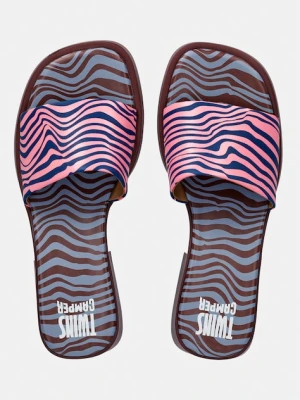 Camper klapki z odkrytymi palcami damskie skórzane Dana