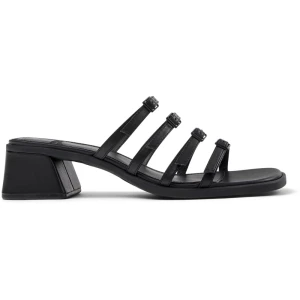 CAMPER Kora Sandal - Sandały dla Kobiety - Czarny, Skóra licowa