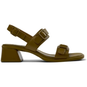 CAMPER Kora Sandal - Sandały dla Kobiety - Zielony, rozmiar 35, Skóra licowa