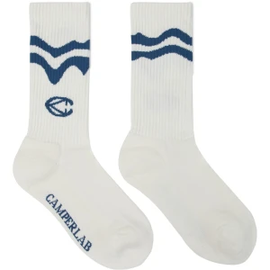 CAMPER LOGO SOCKS - Unisex Skarpetki - Biały, rozmiar L, Tkanina