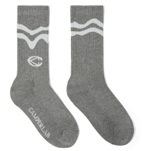 CAMPER LOGO SOCKS - Unisex Skarpetki - Szary, rozmiar L, Tkanina