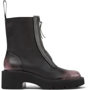 CAMPER Milah - Eleganckie buty dla Kobiety - Czarny,Różowy, rozmiar 36, Skóra licowa