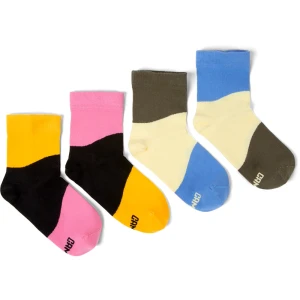 CAMPER Odd Socks Pack - Unisex Skarpetki - Czarny, Różowy, Pomarańczowy, Tkanina
