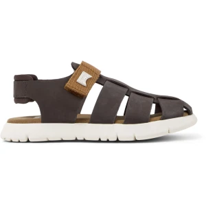 CAMPER Oruga - Sandały dla Dla dziewczynek - Brązowy, rozmiar 25, Skóra licowa/Tkanina