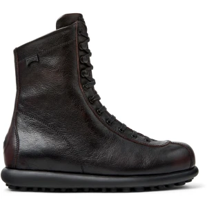 CAMPER Pelotas - Trzewiki dla Kobiety - Kasztanowy,Czarny, rozmiar 36, Skóra licowa