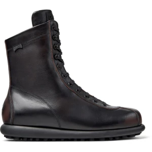 CAMPER Pelotas - Trzewiki dla Mężczyźni - Kasztanowy,Czarny, rozmiar 39, Skóra licowa