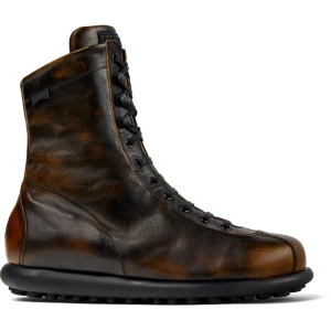 CAMPER Pelotas - Trzewiki dla Mężczyźni - Czarny,Brązowy, rozmiar 39, Skóra licowa