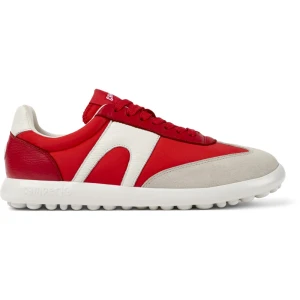 CAMPER Pelotas Xlite - Trampki dla Kobiety - Czerwony, Tkanina / Skóra licowa