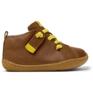 CAMPER Peu - Eleganckie obuwie sportowe dla Firstwalkers - Brązowy, rozmiar 21, Skóra licowa