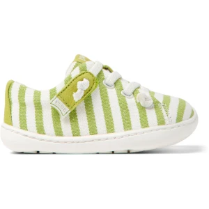 CAMPER Peu - Eleganckie obuwie sportowe dla Firstwalkers - Zielony,Biały, rozmiar 21, Tkanina/Skóra licowa