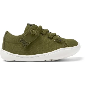 CAMPER Peu - Eleganckie obuwie sportowe dla Firstwalkers - Zielony, Tkanina / Skóra licowa