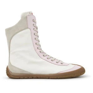 CAMPER Peu Path+ - Buty na co dzień dla Kobiety - Biały,Różowy,Beżowy, rozmiar 35, Tkanina/Skóra licowa