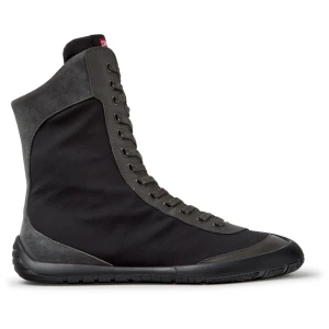 CAMPER Peu Path+ - Buty na co dzień dla Kobiety - Czarny,Szary, rozmiar 35, Tkanina/Skóra licowa