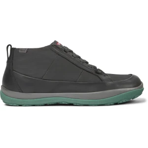 CAMPER Peu Pista - Botki dla Mężczyźni - Czarny,Szary, rozmiar 39, Skóra licowa/Tkanina