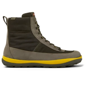 CAMPER Peu Pista - Botki dla Mężczyźni - Zielony, rozmiar 39, Tkanina/Skóra licowa