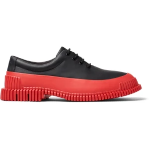 CAMPER Pix - Eleganckie buty dla Mężczyźni - Czarny,Czerwony, rozmiar 40, Skóra licowa