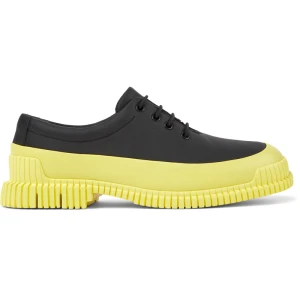 CAMPER Pix - Eleganckie buty dla Mężczyźni - Czarny,Żółty, rozmiar 40, Skóra licowa