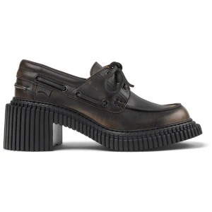 CAMPER Pix London - Eleganckie buty dla Kobiety - Czarny,Brązowy, rozmiar 35, Skóra licowa