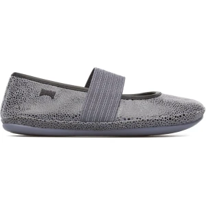 CAMPER Right - Baleriny dla - Niebieski, Czarny, Zamsz