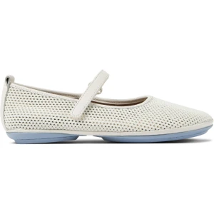 CAMPER Right TENCEL® - Baleriny dla Kobiety - Biały, Tkanina/Skóra licowa