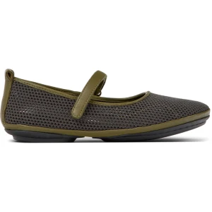 CAMPER Right TENCEL® - Baleriny dla Kobiety - Szary, Tkanina/Skóra licowa