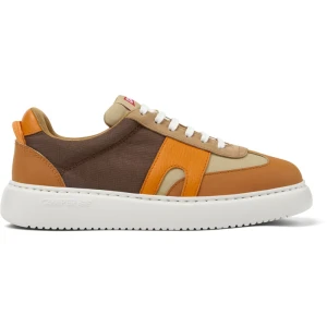 CAMPER Runner K21 Sorona® - Trampki dla Kobiety - Beżowy,Brązowy,Pomarańczowy, rozmiar 35, Tkanina